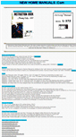 Mobile Screenshot of newhomemanuals.com